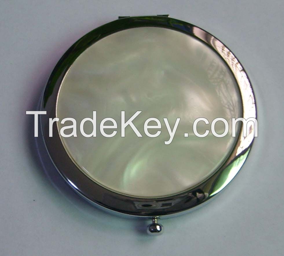 wholesale -promotion /fashion/metal / cosmetic /pocket /compact /makeup mirror flowers mirror gift /present