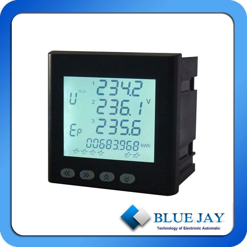 BJ194Z-9S4 Multi-function RS485 Power Meter current voltage monitor