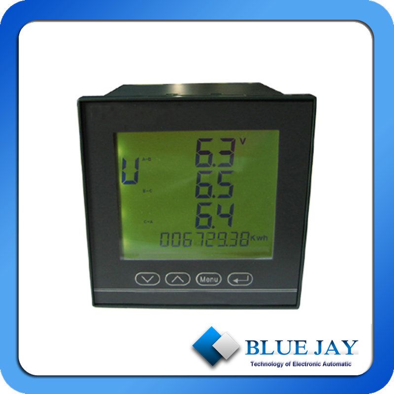 BJ-194E LED Display Three Phase Voltage Meter With RS232 Power Meter