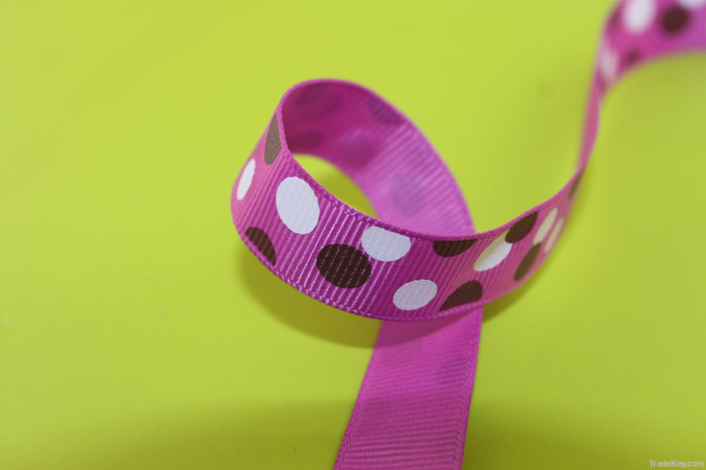 Customized printed logo ribbon