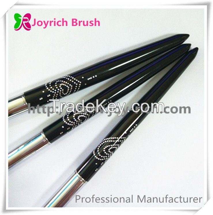 Black aluminium handle kolinsky acrylic nail brush