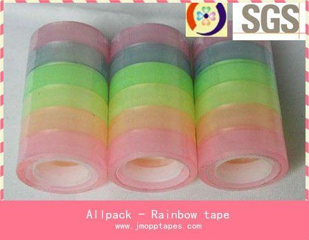 bopp stationery  rainbow tapes
