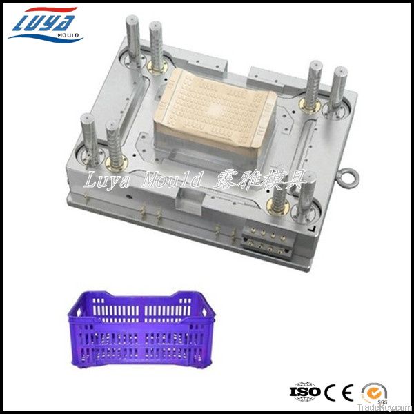 High precision plastic injection crate mould