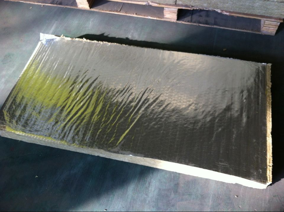 Rockwool Boards Pasted With Aluminum Foil