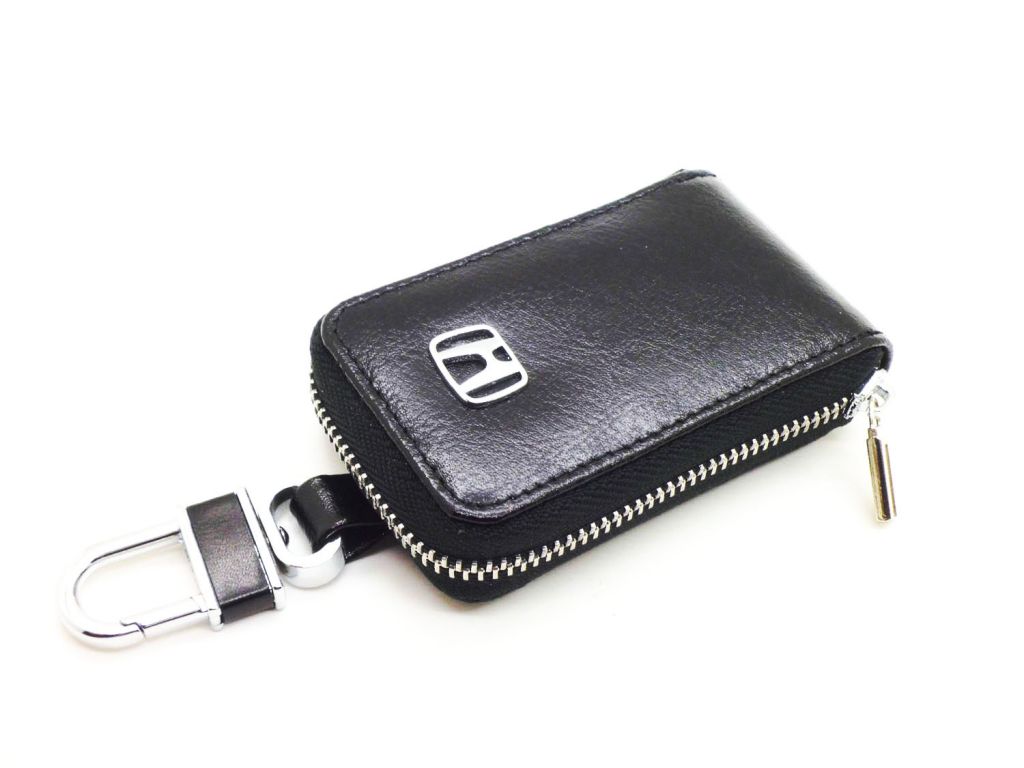 Embossing leather car key case