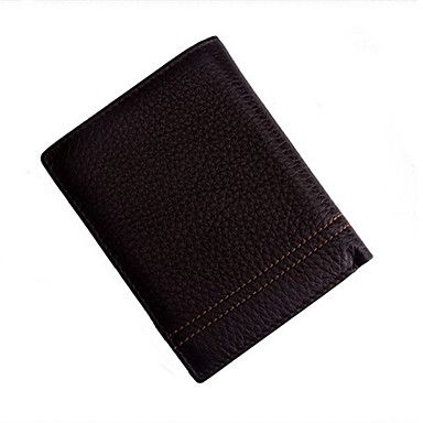 Men's Short Leather Wallet Purse