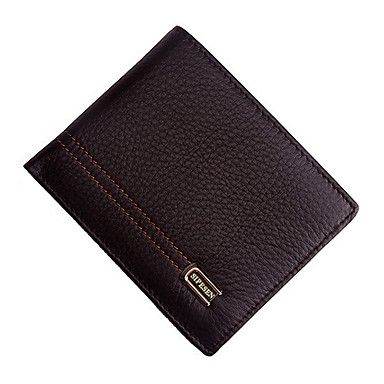 Men's Short Leather Wallet Purse