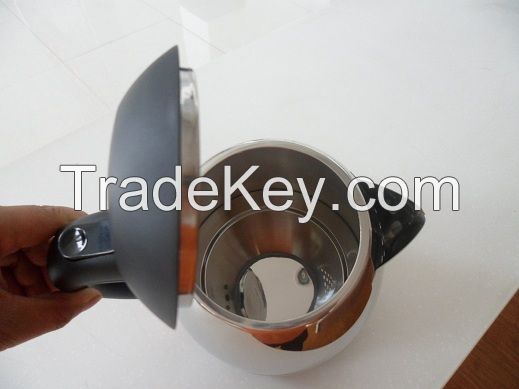 HOT SALES ！factory price!!!high quality！1.7L Stainless Steel electrical kettle