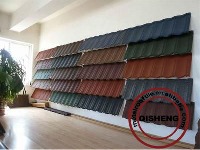 stone coated metal roof tile