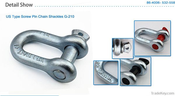US Type Screw Pin Chain Shackle