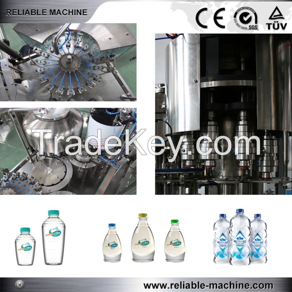 Automatic 3 in 1 water filling machine for PET bottle