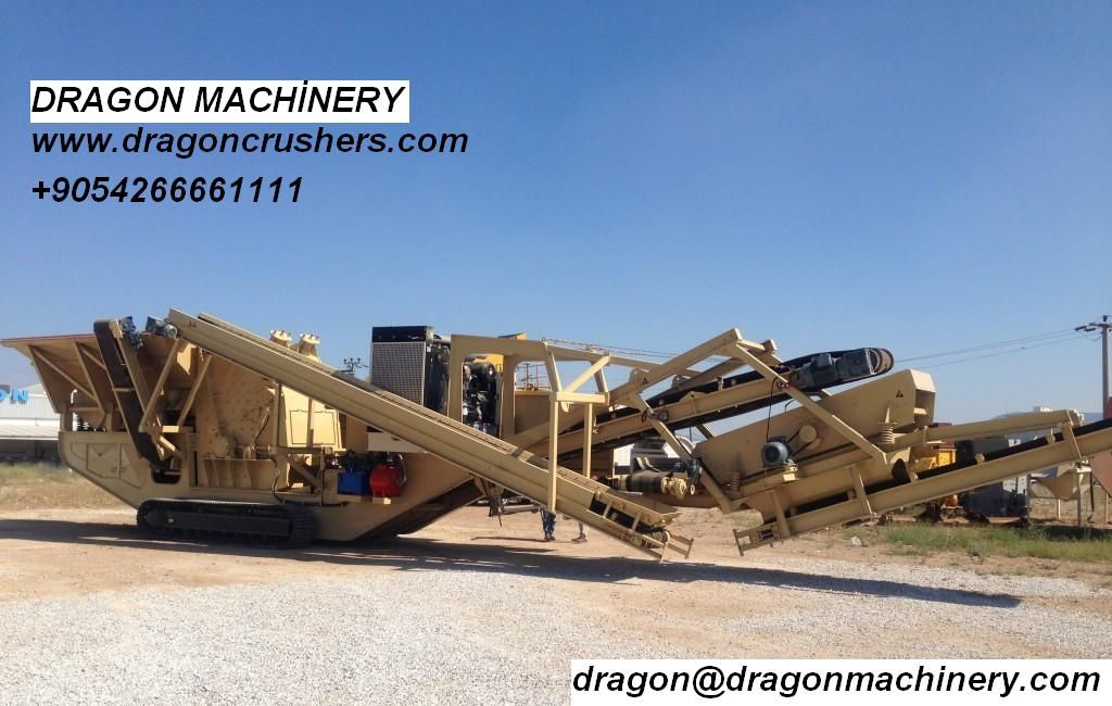 Portable crushing plant dragon crusher for sale
