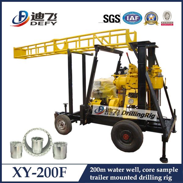 XY-200F water well drilling rig--200m deep