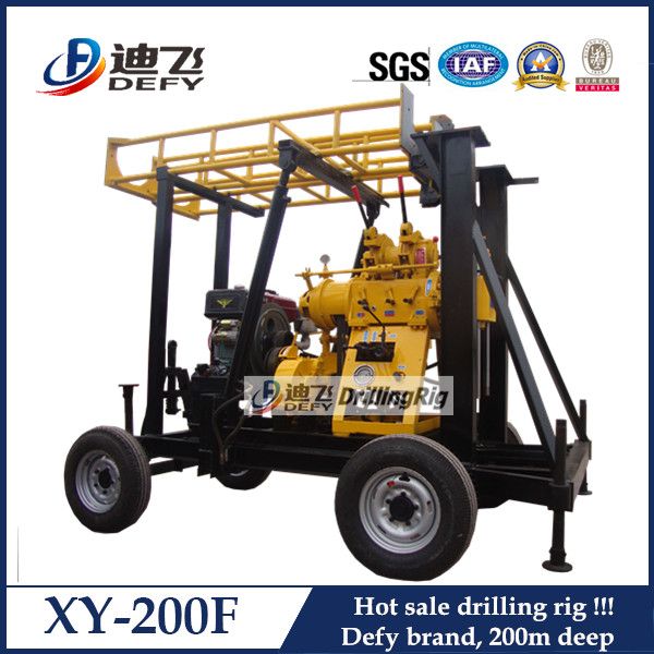 XY-200F 200m core sample well drilling rig