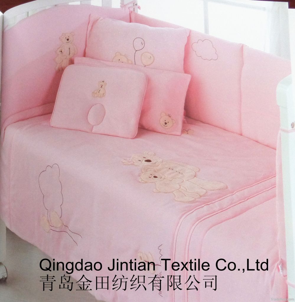 Baby bedding set, quilt/comforter, cushion, bumper..