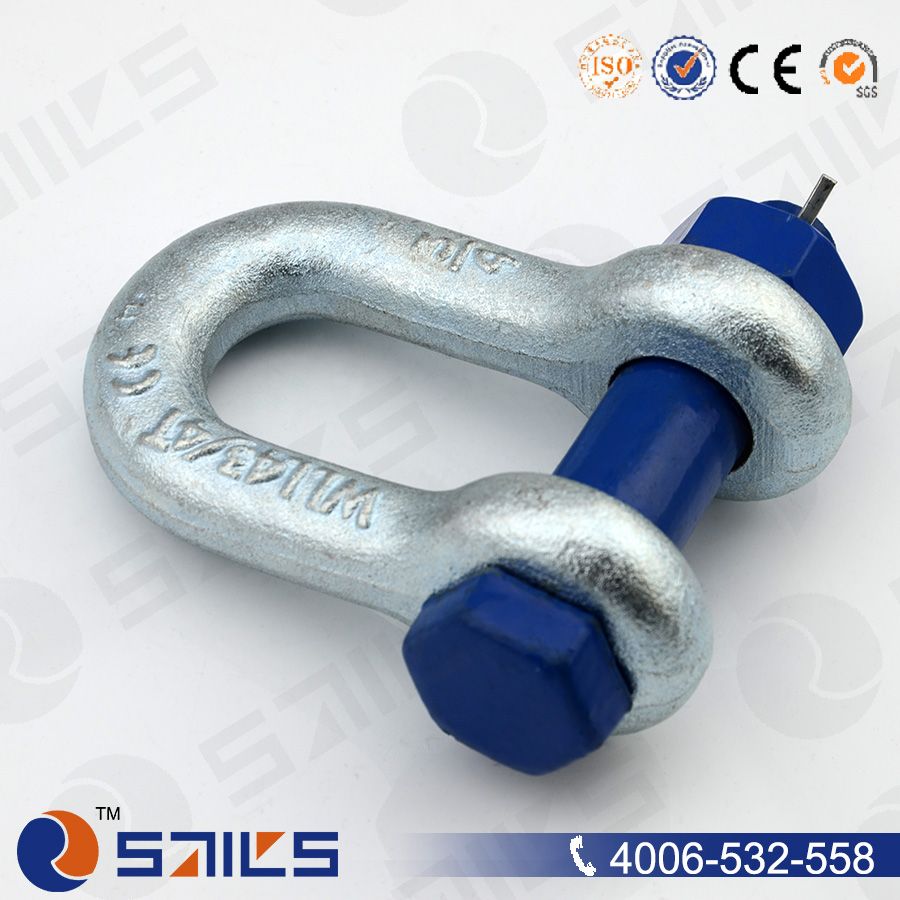 adjustable metal paracord bolt and nut straight g2150 shackle