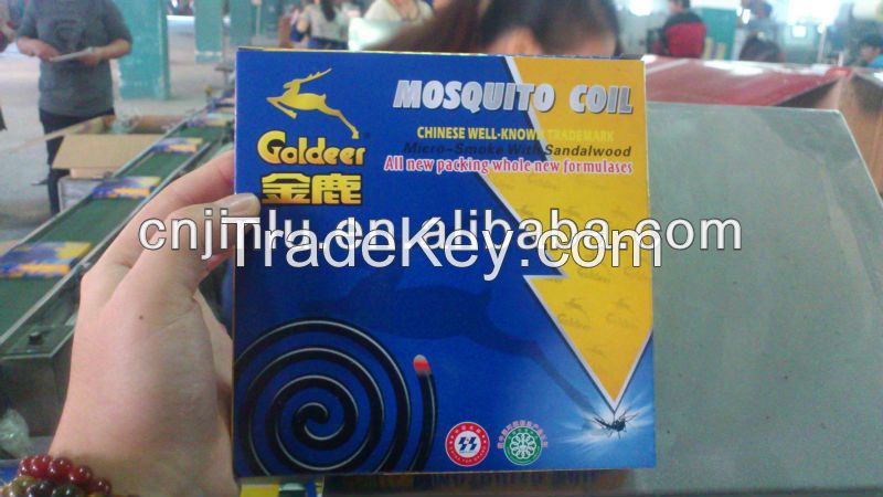 Goldeer black perfumed mosquito coils for Thailand