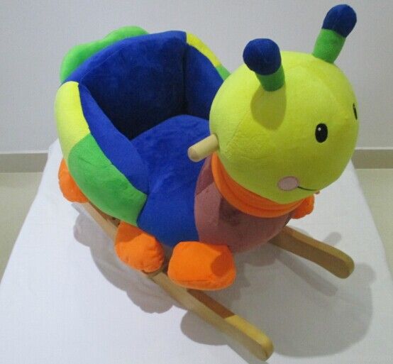 Baby Rocker carpenterworm plush rocking chair