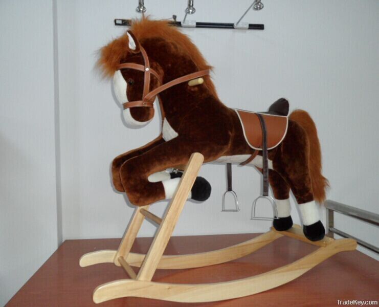 kids plush large size rocking horse for kids over 5 years old