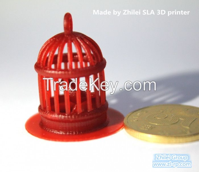 Big Sze SLA 3D printer(125*125*180mm),stabilize quality,environmental,easy to operate