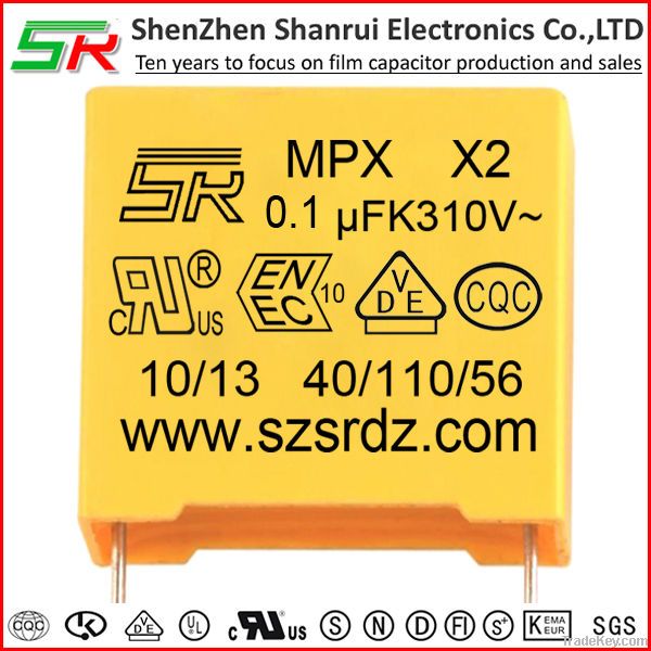 x2 suppression capacitor