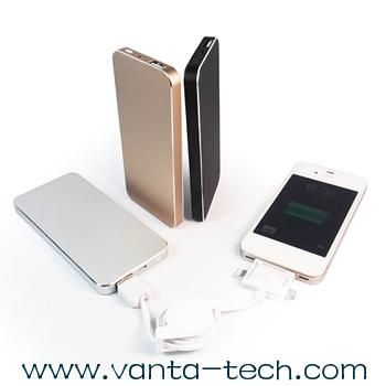 4000mAh power bank ultra slim iphone appearance external rechargeable mobile charger with LED indicator