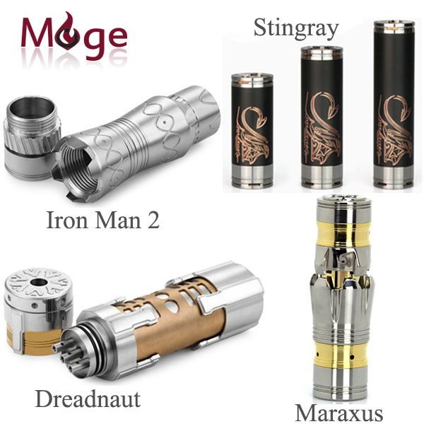 Moge 2014 New Various Stainless Steel E cig Mechanical Mod 