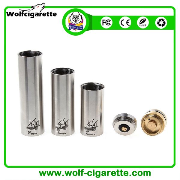 Colored Battery E Cigaretteing High Quality E Cig Caravela Mod Wolfcigarette Mod WholesaleEcig Mod