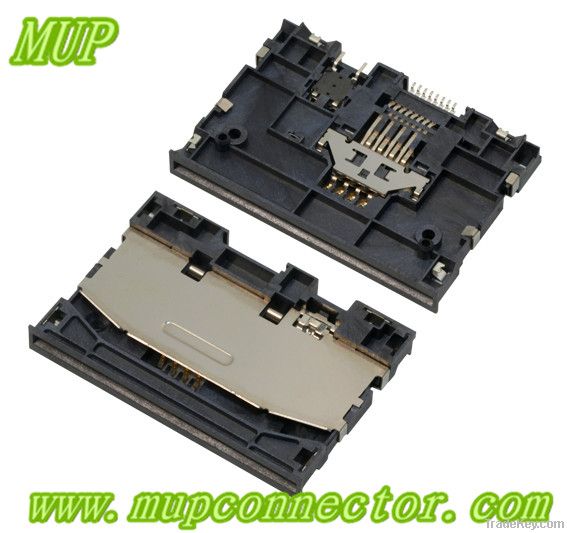 8Pin SMT Type IC card connector for high-end pos