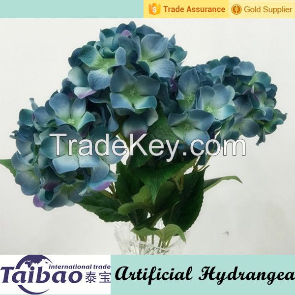 Wedding decoration multi heads real touch hydrangea bouquet