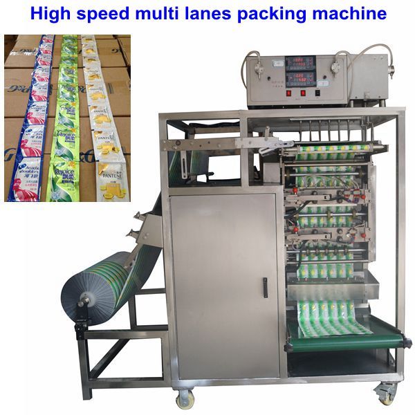 High Speed Multi lanes filling and packing machine