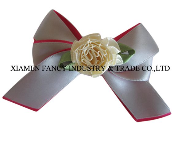 Good-looking Colorful Handmade Satin Cloth Bowknot