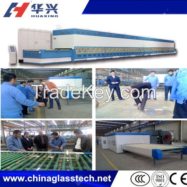 CE-approved Control Forced Convection glass tempering machine