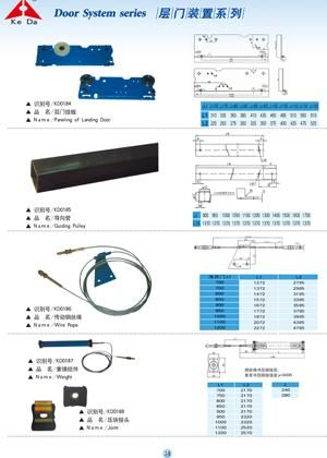 Elevator Parts Landing Door Device Series 34