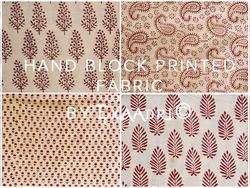 Cotton Jaipur Bagru Hand Block Print Fabric