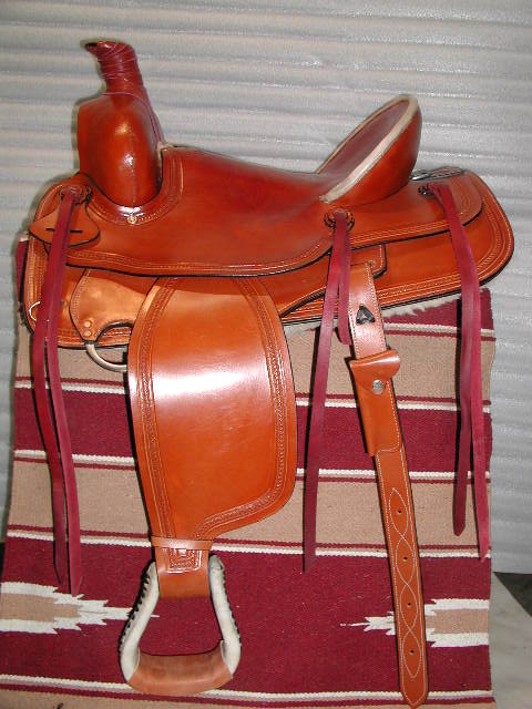A-FORK RANCH ROPING SADDLE