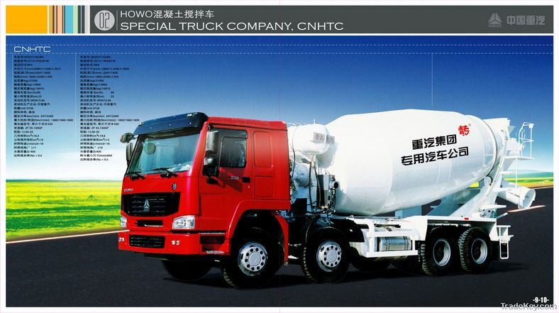 HOWO-7 8x4 CONCRETE MIXER-1