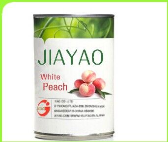 canned white peach