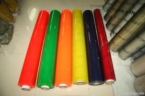 PVC factory color transparent and clear film