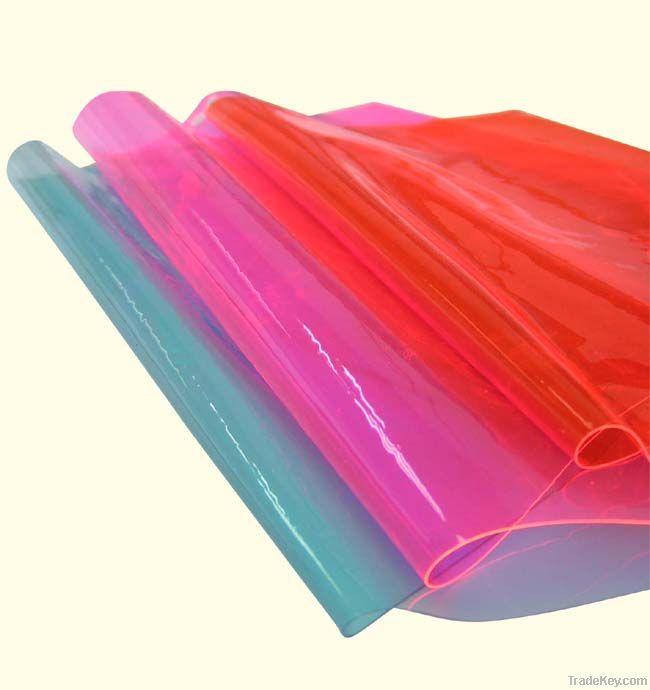 PVC factory color transparent and clear film