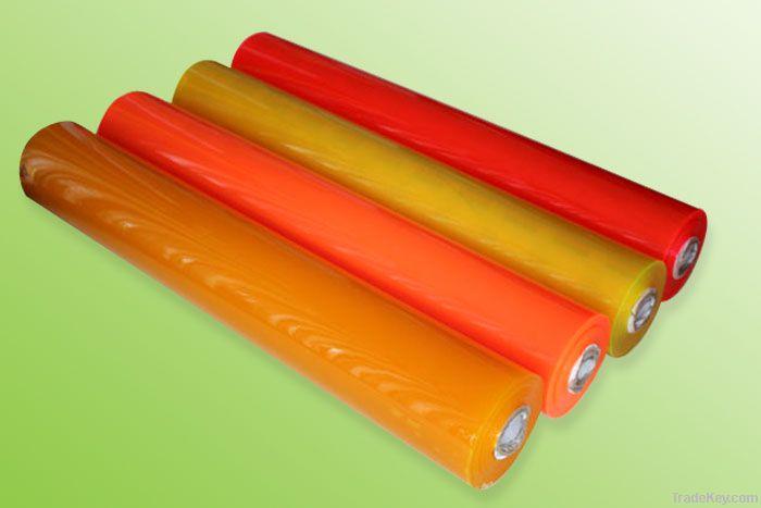 PVC factory color transparent and clear film