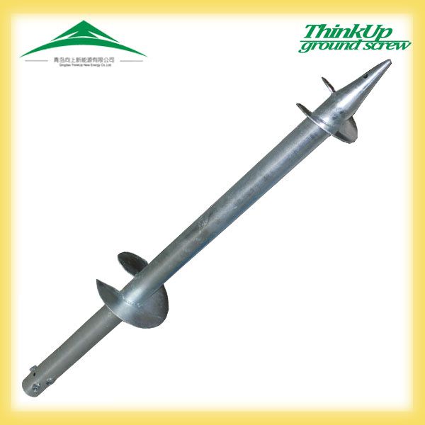 TP NS76*2000  galvanized ground screw anchor for fences