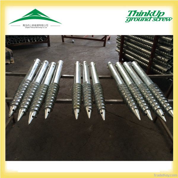 hot dipped galvanized fence adjustable Q235B helix screw anchor