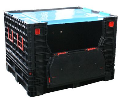 plastic folding crate