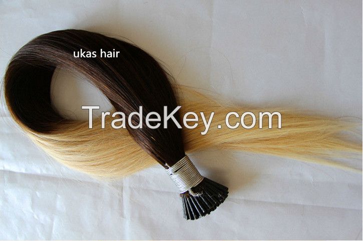 5A grade hair extension  Best quality European hair I tip hair extension 