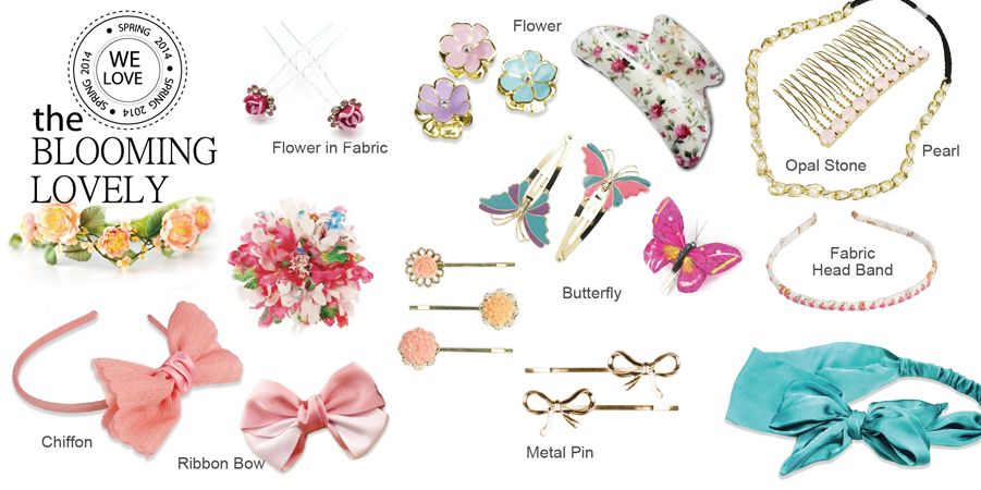 hair accessories ,Bow snap clip 