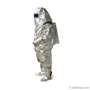 aluminized fire proximity suit