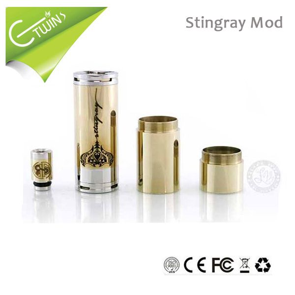 2014 Most popular stingray mod 26650 black stingray mechanical mod