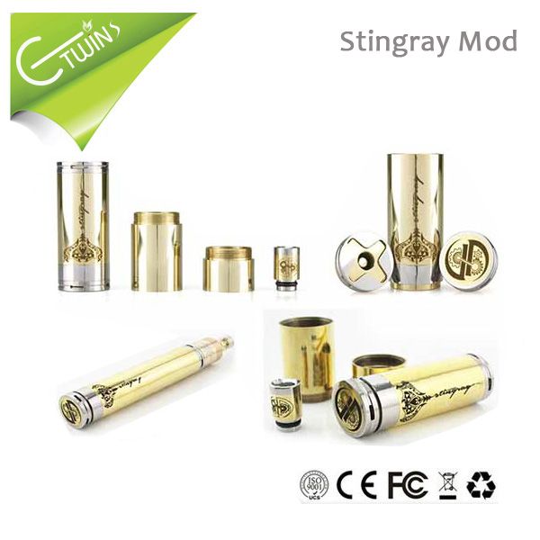 2014 Most popular stingray mod 26650 black stingray mechanical mod