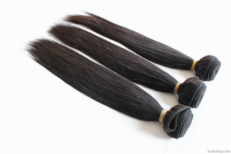 100% Virgin Remy Human Hair Weave Extension Straight Natural Color 10